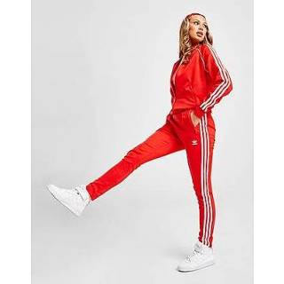 👉 Trainingsbroek rood vrouwen Vivid Red Adidas Originals Primeblue SST - Dames 4065423152466