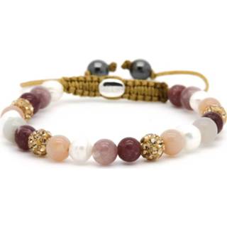 Karma armband goud kristal vrouwen nederlands Spiral Grapes Gold Crystal