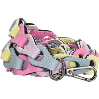 👉 Schouderband pastel multi leer volwassenen vrouwen nederlands Charm London Anna 2cm 8720673028041