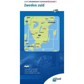 👉 Wegenkaart ANWB Scandinavië/IJsland 5. Zweden-Zuid - (ISBN: 9789018048594) 9789018048594