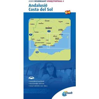 👉 Wegenkaart ANWB Spanje/Portugal 4. Andalusië/Costa del Sol - (ISBN: 9789018048648) 9789018048648