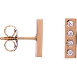 👉 Oorbel ros goud edelstaal vrouwen nederlands IXXXi Oorbellen Design Rectangle Rosé 8719794070268