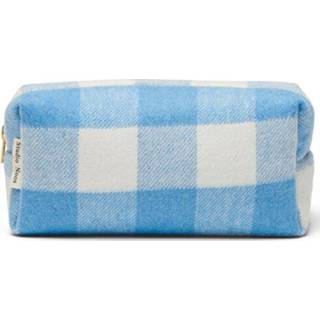 👉 Etui blauw active Studio noos wool - blue checked 6091022532567