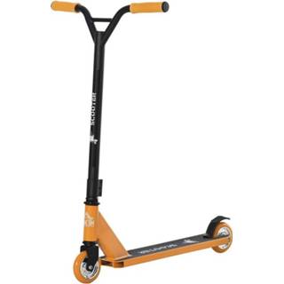 👉 Stuntstep oranje aluminium active HOMdotCOM Stunt step Kick Scooter 6011604517591