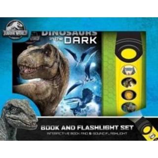 👉 Zaklamp engels Glow Little Flashlight Adventure Book Jurassic World Dinosaurs in the Dark 9781503758674