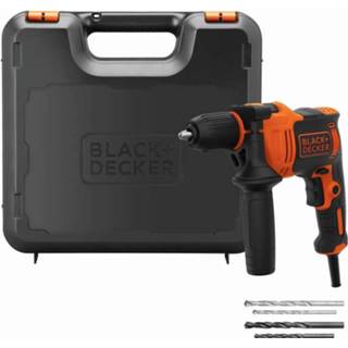 👉 Klop boormachine active Black&Decker Klopboormachine 1-toeren 710 watt BEH710K-QS 5035048681343