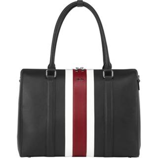 👉 Zakelijke laptoptas rood zwart nivodur volwassenen vrouwen schoudertas nederlands ritssluiting Socha Business BB Red Stripe 15.6'' 4029276048925