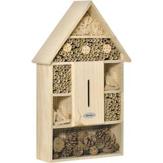 👉 Insectenhotel metalen grenenhout bamboe active Sunny insectenhuis met 5 verdiepingen van gaas 6011600982966