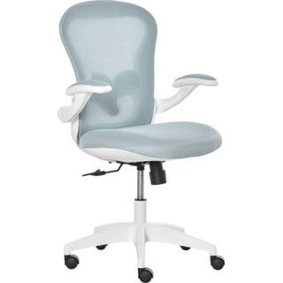 👉 Bureaustoel blauw wit nylon active Vinsetto thuiskantoor in hoogte verstelbaar mesh + 6011609269211