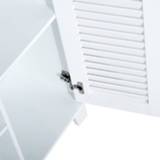 👉 Badkamer kast MDF active wit HOMdotCOM Badkamerkast hoekkast 60 x 30 80cm 4250871242832