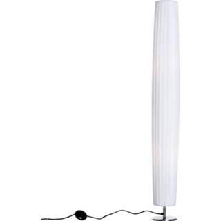 👉 Vloer lamp RVS active wit HOMdotCOM Staande vloerlamp E27 15 x 120cm 4250871245406