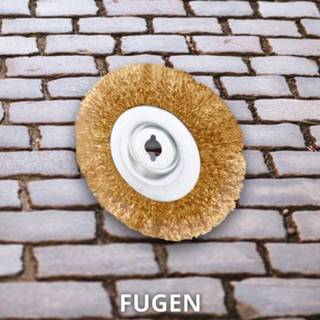 👉 Güde Metalen voegenborstel voor 961922 Universele borstel, oppervlaktereiniger GUB 500