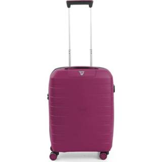 👉 Trolley zwart orchidea polypropyleen roze Roncato Box 2.0 Young 4 Wiel Cabin 55 / Black 8008957556283