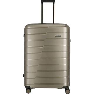 👉 Trolley champagne metallic polypropyleen Air Base bruin Travelite 4 Wiel L 4027002073982