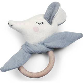 👉 Bijtring blauw active baby's Saga copenhagen muis - baby blue 5711843013069