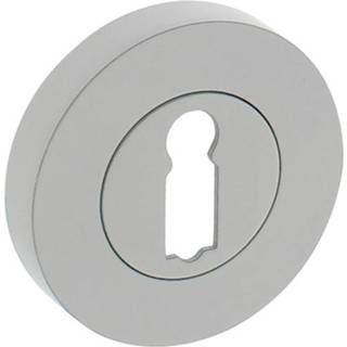 👉 Wit rond modern sleutelgat plaatje ø52x10mm met nokken 8714186493908