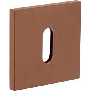 👉 Rozet koper titaan PVD modern sleutelgat Olivari vierkant met mat 8714186483213