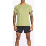 Groen mannen m kort 2XU Aero Tee - Heren 9336340890270