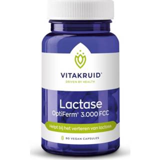 👉 Lactase gezondheid Vitakruid Optiferm 3.000 FCC Capsules 8717438691930