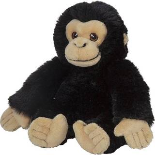 👉 Pluche dier multi stof kinderen dieren knuffels Chimpansee aap van 16 cm