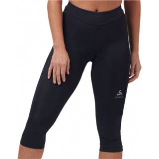 👉 Odlo - Women's Tights 3/4 Essential - Fietsbroek maat XS, zwart/bruin