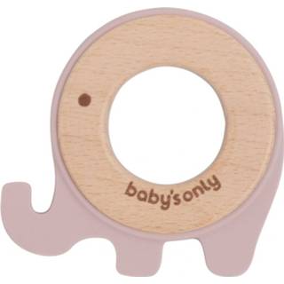 👉 Baby's Only Olifant Bijtring Oud Roze