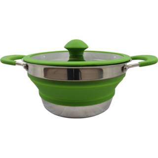 👉 Grijs groen olijfgroen Vango - Cuisine Casserole Pan maat 3,5 l, olijfgroen/grijs/groen 5023519230459