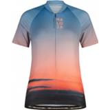 👉 Maloja - Women's RondaM. 1/2 - Fietsshirt maat XL, grijs/blauw/beige