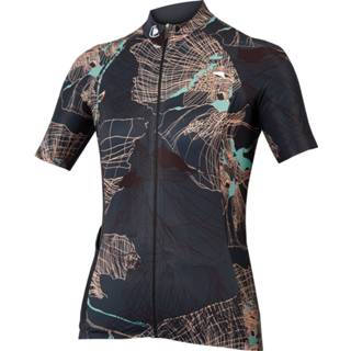 👉 Fiets shirt XL vrouwen grijs zwart Endura - Women's Outdoor Trail Trikot Kurzarm Fietsshirt maat XL, zwart/grijs 5056286926102