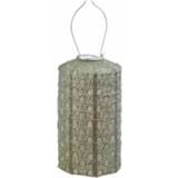 👉 Lumiz - Lampion Cilinder - 18cm - Fan-Licht Groen
