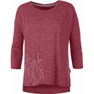 👉 Longsleeve vrouwen l roze rood Pally'Hi - Women's 3/4 Explore To The Core Merinoshirt maat L, rood/roze 4250492983343