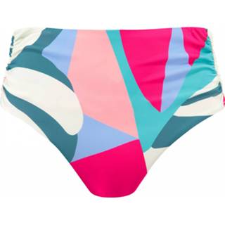 👉 Bikini broekje 36 vrouwen turkoois roze wit Barts - Women's Congee High Waist Briefs Bikinibroekje maat 36, roze/turkoois/wit 8717457778865