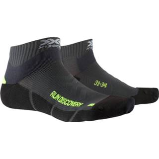 Hard loop sokken uniseks zwart X-Socks - Kid's Run Discovery Hardloopsokken maat 35-38, 7613418026611