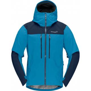 👉 Regenjas XXL mannen blauw Norrøna - Trollveggen Gore-Tex Pro Light Jacket maat XXL, 7042698452511