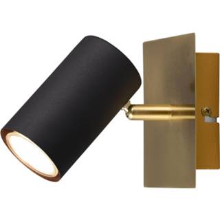 👉 Wandspotje zwart goud active Trio international Wandspot Marley met 802400180 4017807523898