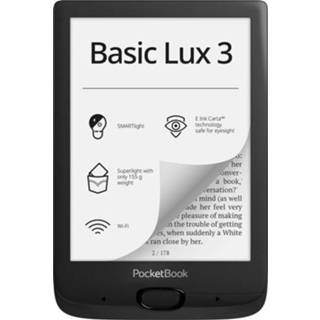 E-reader zwart nederlands PocketBook eReader - Basic Lux 3 (Zwart) Box (7640152093500) 7640152093500