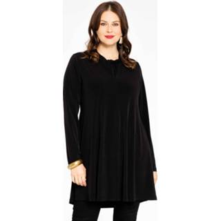 👉 Tuniek zwart wide bottom met geknoopt detail DOLCE 50/52 black