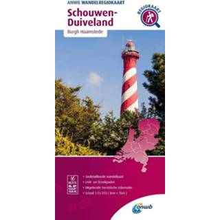 👉 Wandelkaart unisex ANWB Schouwen Duiveland 9789018046644