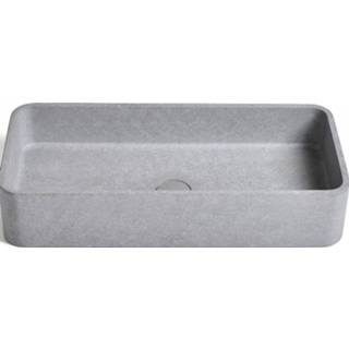 👉 Waskom grijs Ideavit Idea.Max 60x28x12 cm Rechthoek Beton 8719304936145