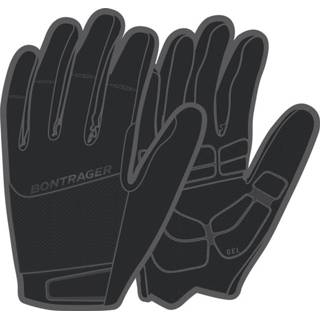 👉 Glove zwart gel small active Bontrager Circuit Full Finger Cycling Black