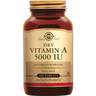 👉 Vitamine Solgar Vitamin A 5000 IU (1502 mcg) 100 tabletten 33984028203
