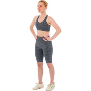 👉 Sporttop antraciet vrouwen Xtreme Sportswear Dames Sportset - Korte Sportlegging + Melange