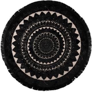👉 Vloerkleed zwart active Dutchbone Nelson Pure Black 8718548070189