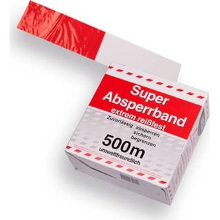 👉 Rood wit Afzetband rood/wit 80mmx500m 8713331110288