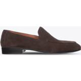 Moccasins donkerbruin men rubber Mocassins Excellent