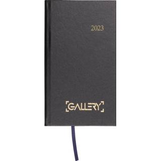 Agenda zwart stuks true kunstleer gebonden kantooragenda Gallery agenda, minitimer, 2023, 5411401351908