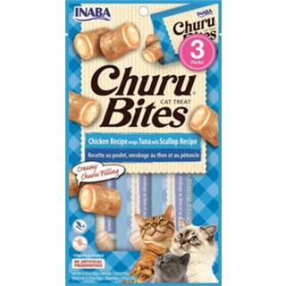 👉 Kattensnack active Inaba Churu Bites Tonijn - Sint Jacobsschelp 30 gr 8859387700803