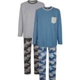 👉 Pyjama camouflage mannen katoen blauw grijs Pyjama's per 2 stuks BABISTA Lichtblauw/Grijs 4055708535114 4055708535084