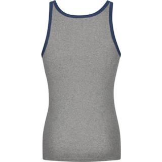 👉 Hemd katoen effen lichtgrijs mannen grijs Hemden per 2 stuks met contrastkleurige paspels G Gregory 4055708861657 4055708861701