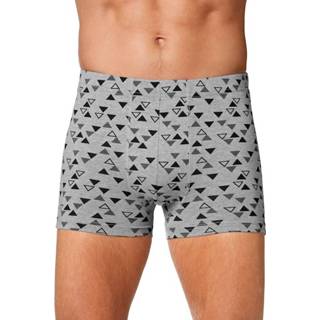 👉 Boxer short katoen mannen grijs marine zwart Boxershorts G Gregory Grijs/Marine/Zwart 4055706697081